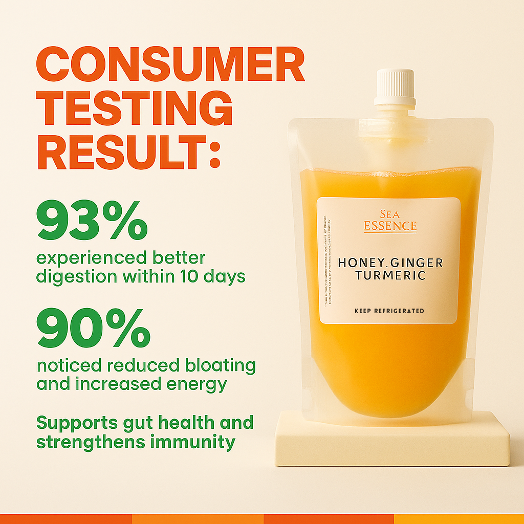 Honey, Turmeric And Ginger Sea Moss Gel