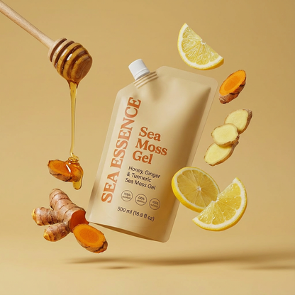 Honey, Turmeric And Ginger Sea Moss Gel