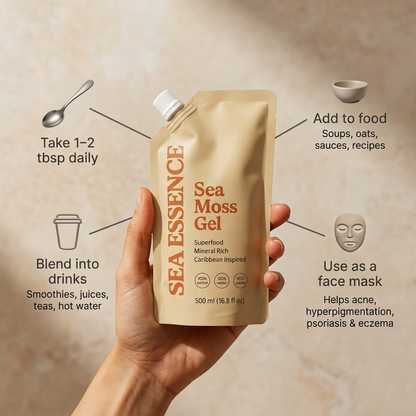 100% Original Gold  Sea Moss Gel