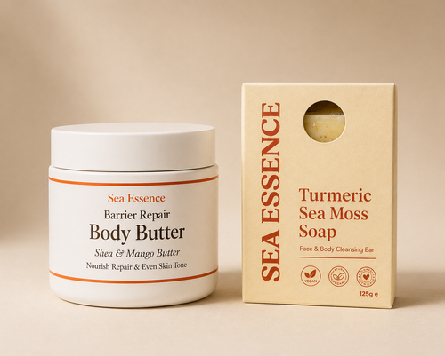 Sea Essence Body Butter and Turmeric Sea Moss Soap