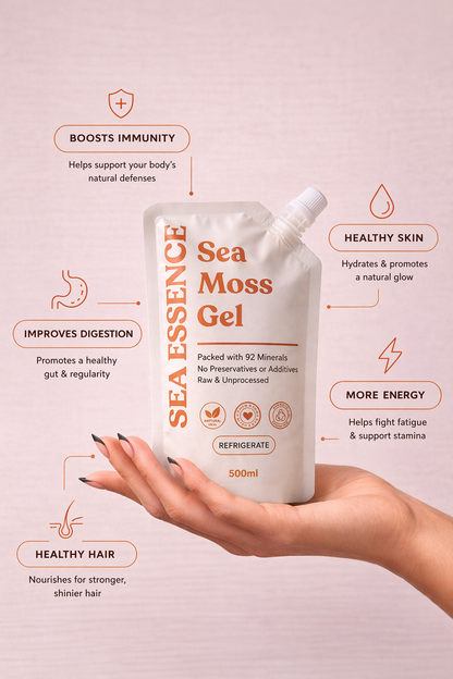 Honey, Turmeric And Ginger Sea Moss Gel