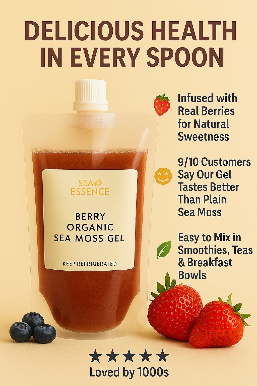 Berry Blast Sea Moss Gel