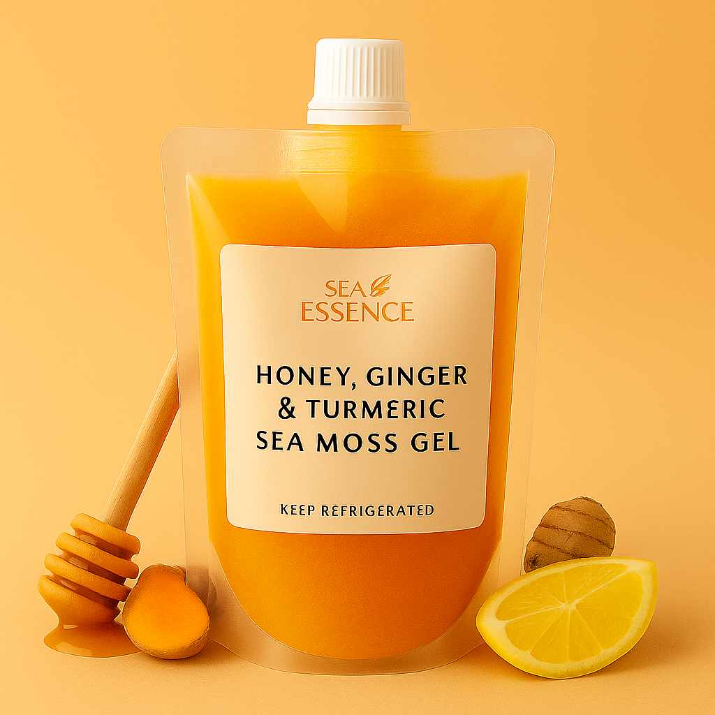 Honey, Turmeric And Ginger Sea Moss Gel