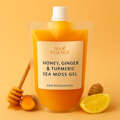 Honey, Turmeric And Ginger Sea Moss Gel