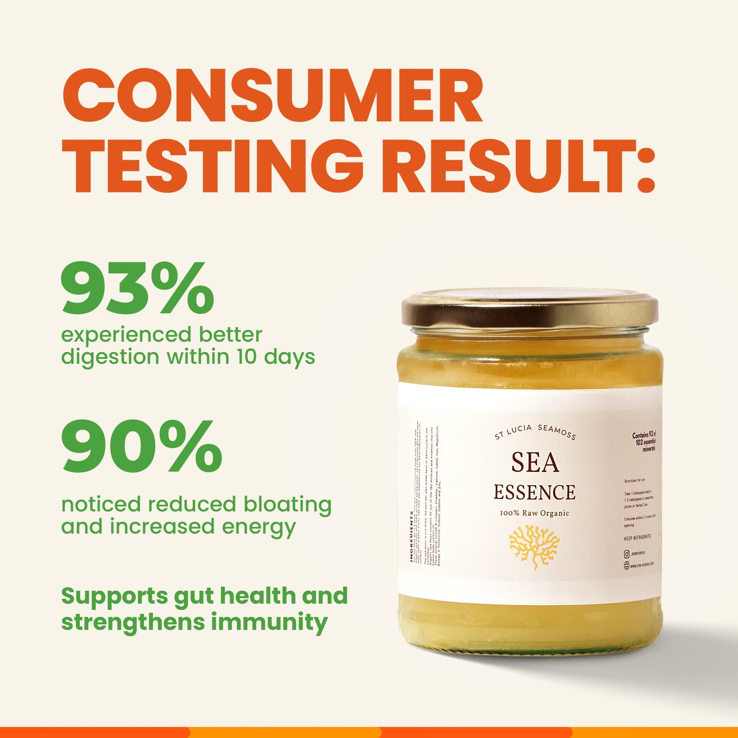 Honey, Turmeric And Ginger Sea Moss Gel