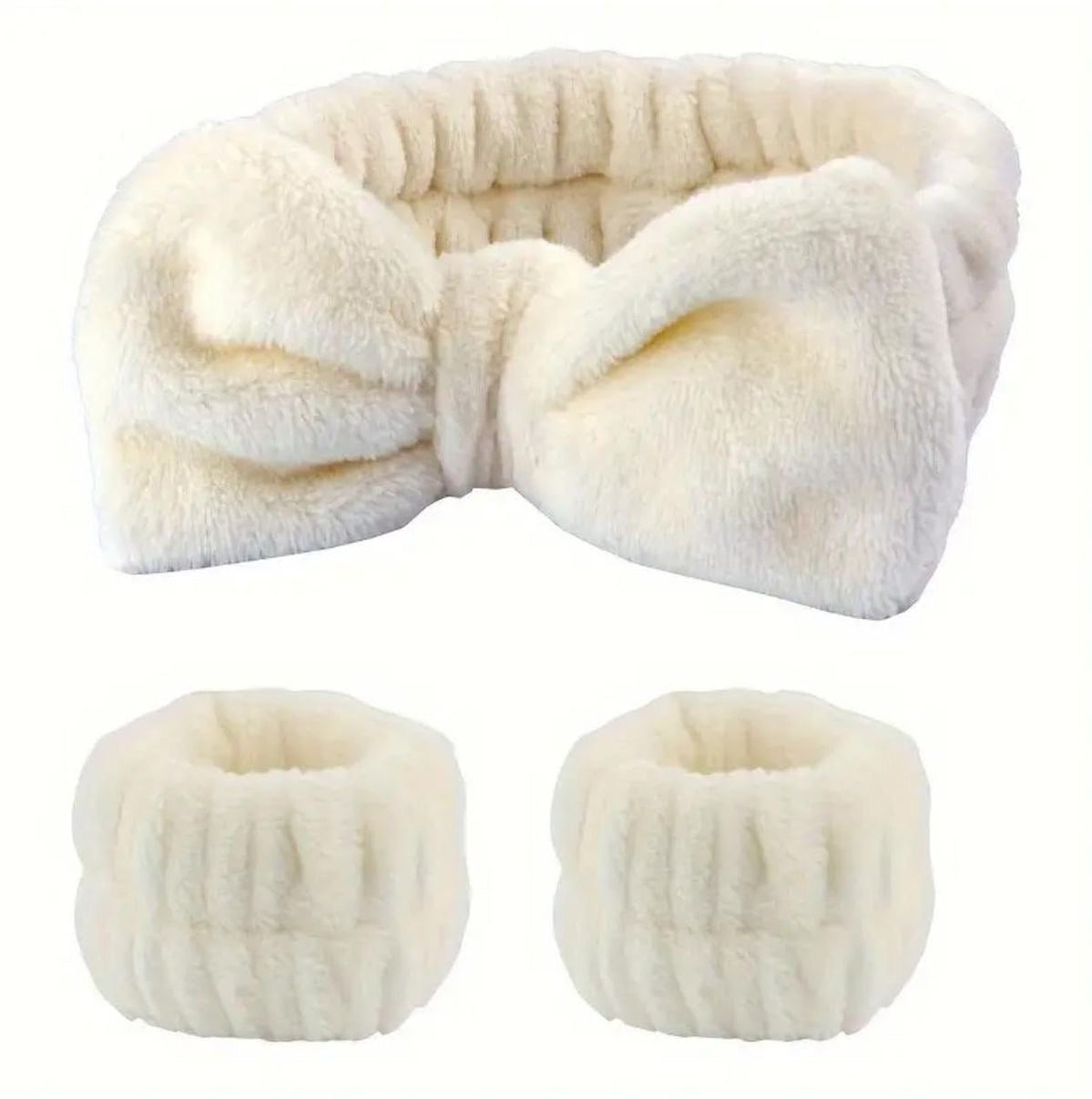 Spa Wrist &amp; Headband Set (3-Piece)
