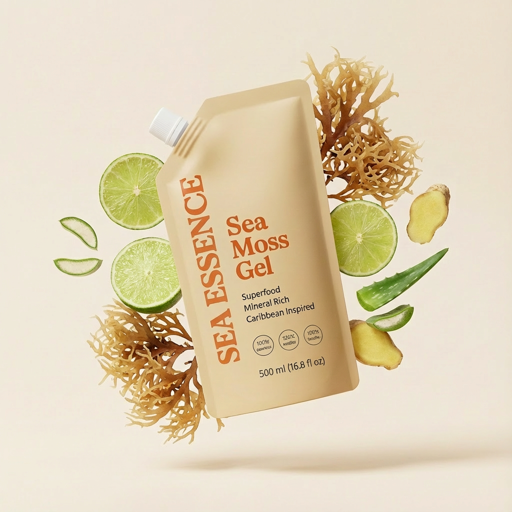 100% Original Gold  Sea Moss Gel