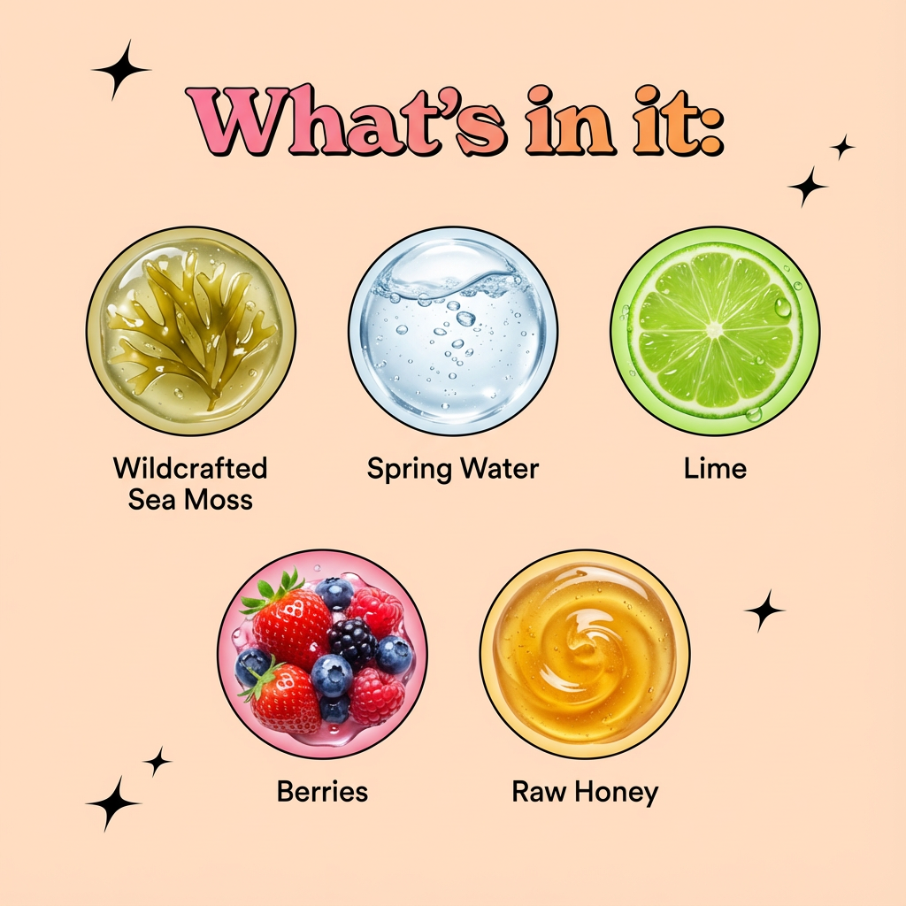 Berry Blast Sea Moss Gel