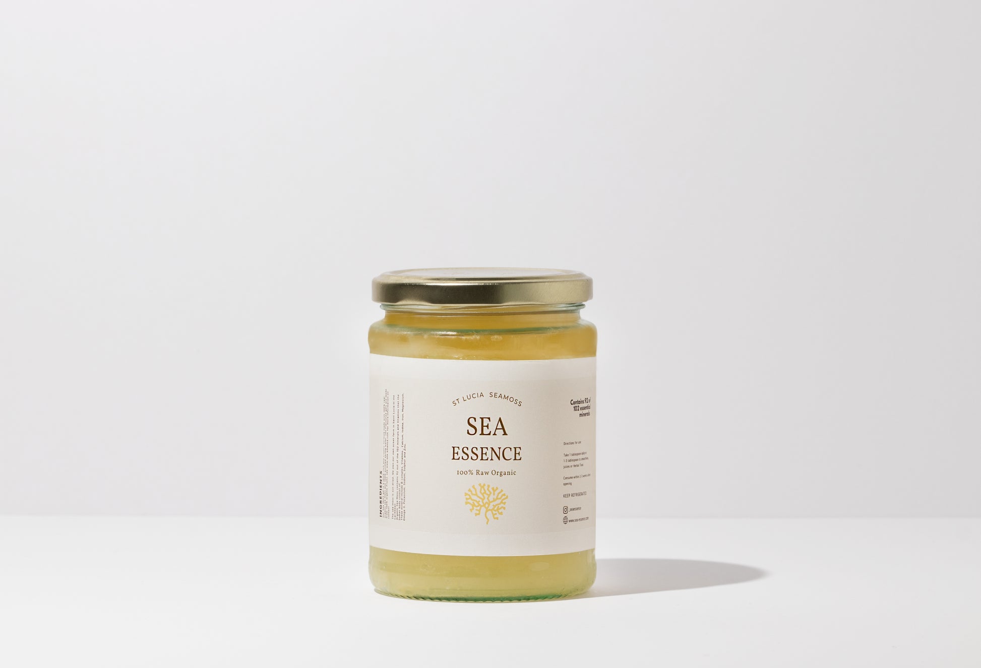 100% Organic Golden Sea Moss Gel (500ml) – Kaizen Moss